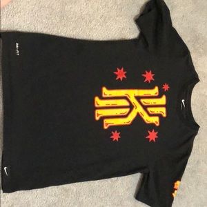 Nike dri-fit black t-shirt. Kids size medium.